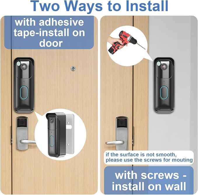 No-Drill Adhesive Doorbell Mount - Image 6