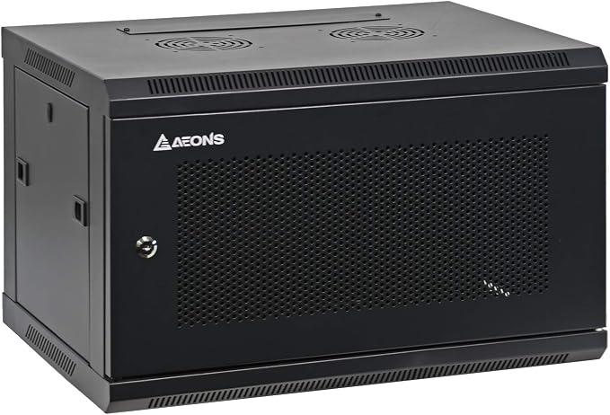 6U Professional Wall Mount Network Server Cabinet Enclosure 19-Inch Server by AEONS