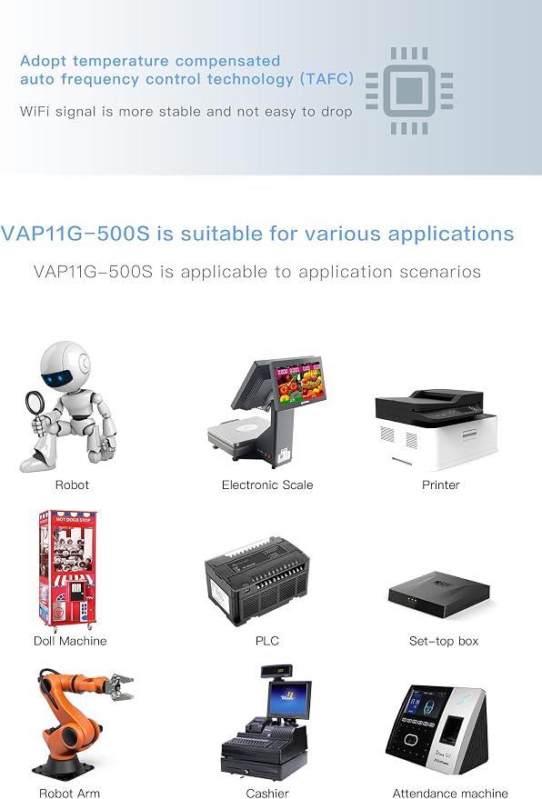 【Upgraded Version】 VONETS VAP11G-500S Industrial High-Power 2.4GHz WiFi - Image 8