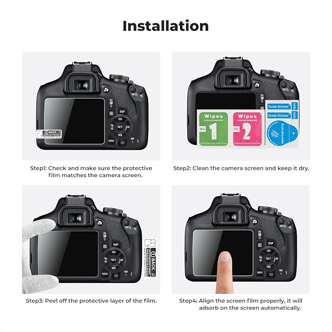 K&F CONCEPT 3pcs Screen Protector Compatible - Image 4