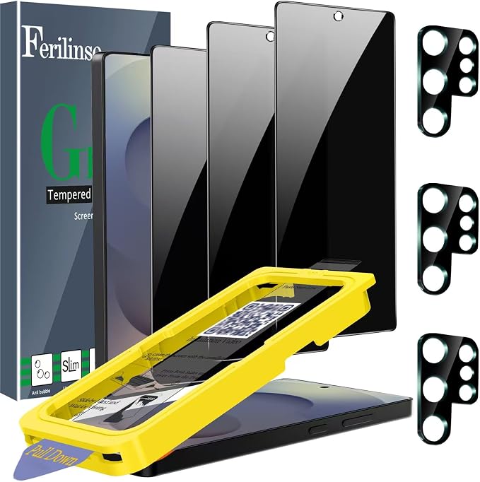 Ferilinso 3 Pack Privacy Screen Protector by Ferilinso