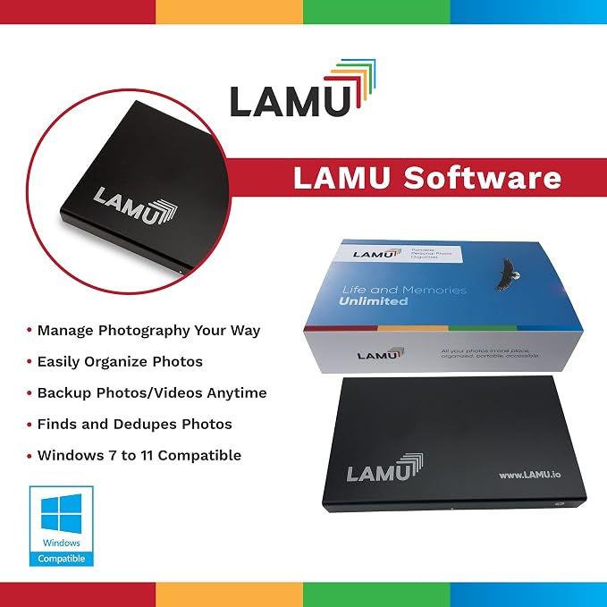 LAMU Portable Digital Photo Organizer - Image 2