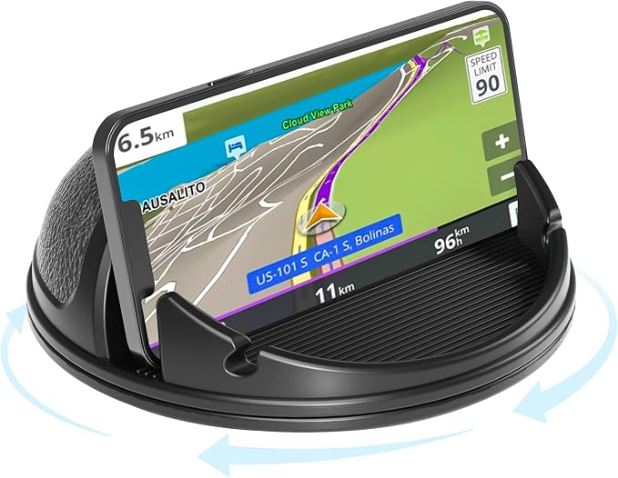 Loncaster Car Phone Holder Mount, Silicone Phone Mount by Loncaster