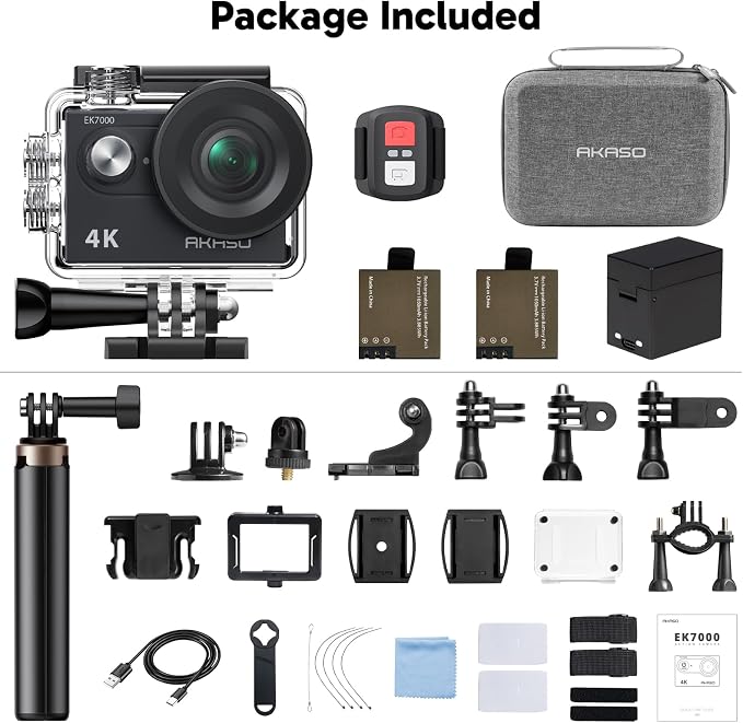 AKASO EK7000 4K30fps Action Camera - Image 9