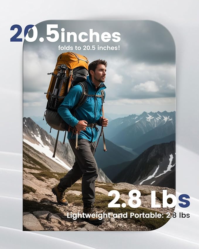 CAMBOFOTO 74″ Aluminum Camera Tripod – Heavy‐Duty Professional Tripod Stand - Image 3