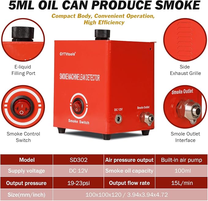 Smoke Leak Detector ，Automotive Smoke Machine， - Image 3