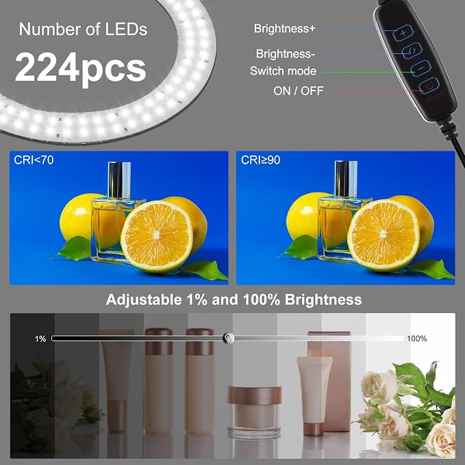 16 Inch Photo Light Box, CRI>90 Photography Shooting Tent - Image 5