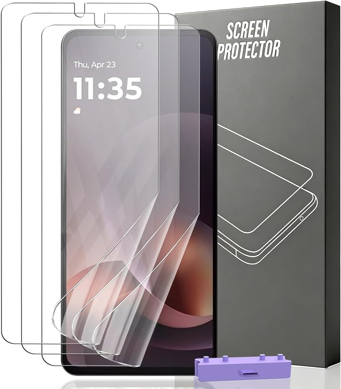 3 Pack Screen Protector for Motorola Moto G Power 2026, TPU Film by Unknown