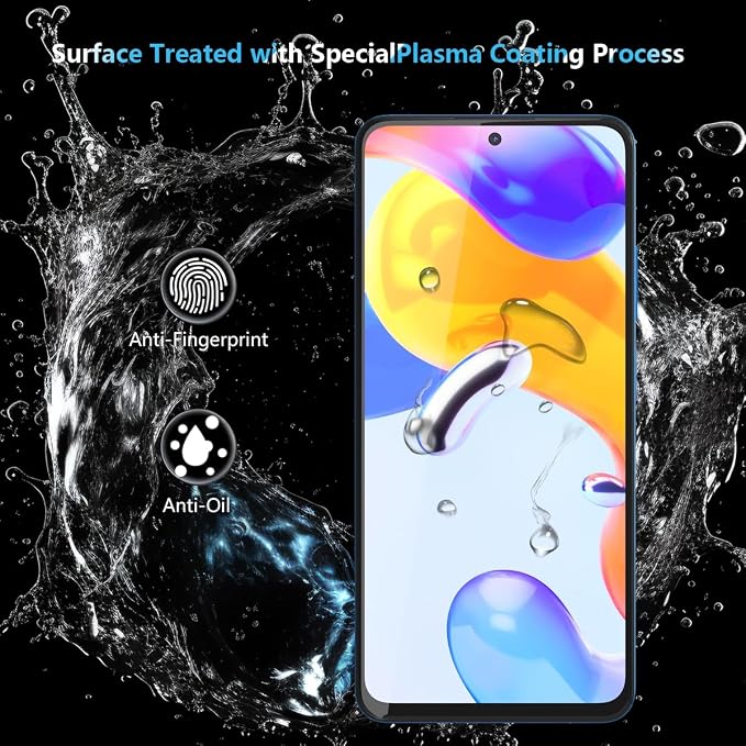 3+2 Pack Tempered Glass for Xiaomi Redmi Note 11 Pro 5G/4G Screen Protector - Image 4