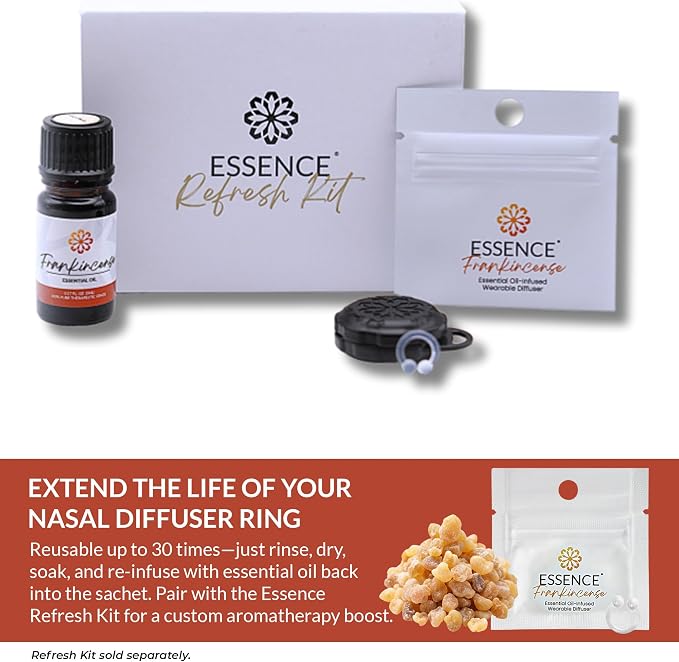 Essence Wearable Aromatherapy Nasal Diffuser – Frankincense Essential Oil Nose - Image 6