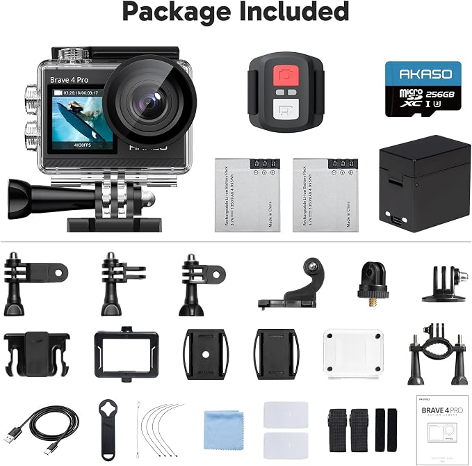 AKASO Brave 4 Pro 4K30 Action Camera - Image 9