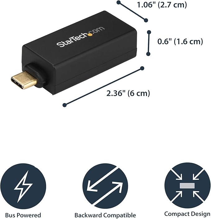 StarTech.com USB C to Gigabit Ethernet Adapter - Image 4