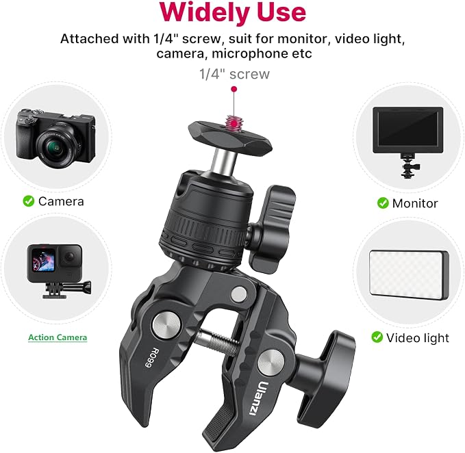 ULANZI R099 Super Clamp Camera Mount - Image 3