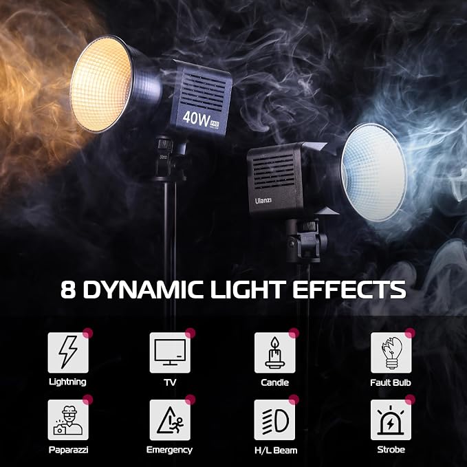 ULANZI 40W Pro Portable LED Video Light - Image 8