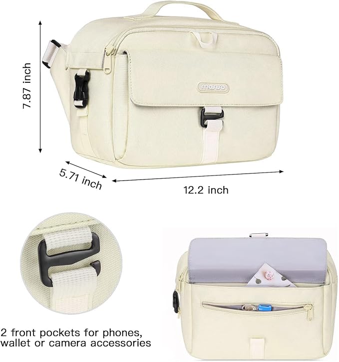 MOSISO Camera Shoulder Bag Case Crossbody Sling Purse, DSLR/SLR/Mirrorless - Image 3