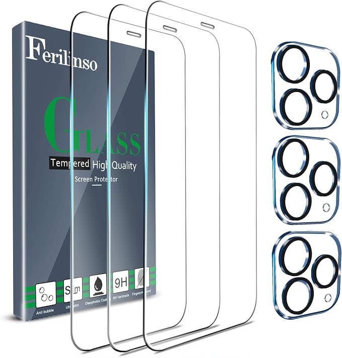 Ferilinso 3 Pack Screen Protector by Ferilinso