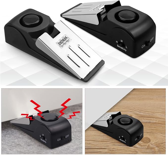 EMDMAK Door Stop Alarm with 120DB Siren Door Stop - Image 7