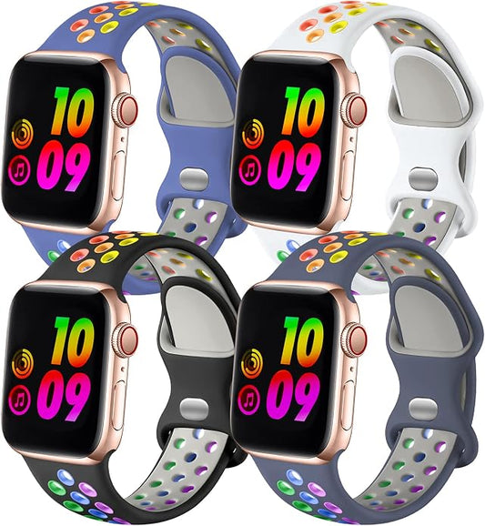 Adorve 4 Pack Sport Bands Compatible by Adorve