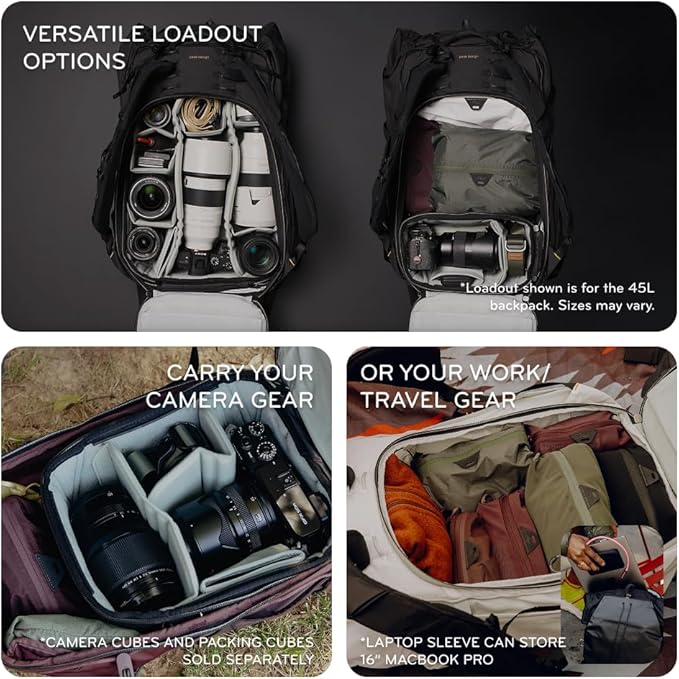 Peak Design Outdoor Backpack 18L, Compact & Lightweight Frameless Daypack - Image 4