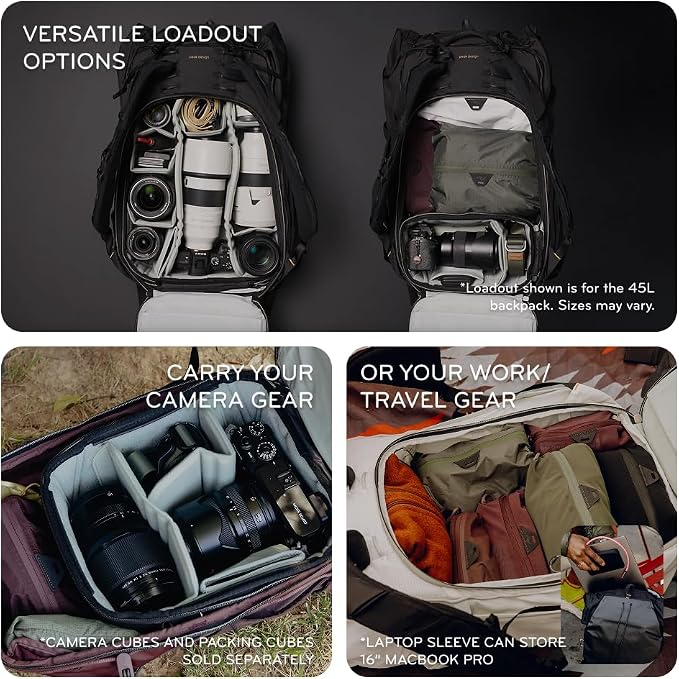 Peak Design Outdoor Backpack 18L, Compact and Lightweight Frameless Daypack - Image 4