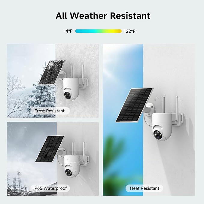 Oculview 2K Solar Security Cameras Wireless Outdoor, Cameras - Image 7