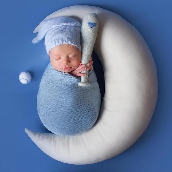 IGMaryBox Baby Moon Star Pillow Infant Posing Pillow Newborn Photography Prop - Image 5
