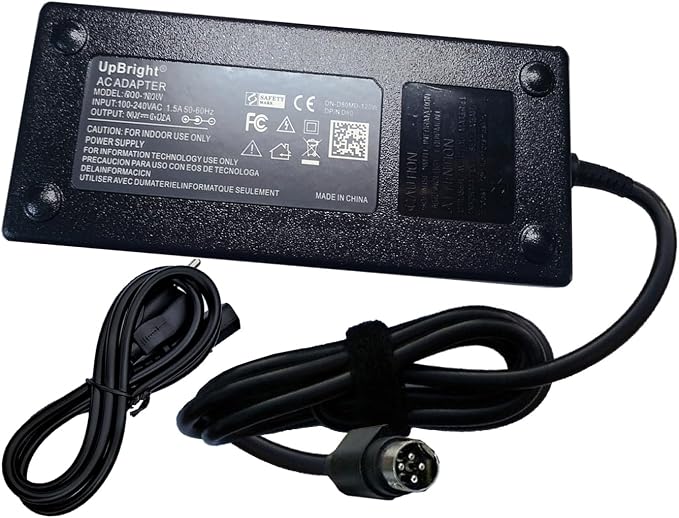 UpBright 4-Pin 48V AC/DC Adapter Compatible by UPBRIGHT