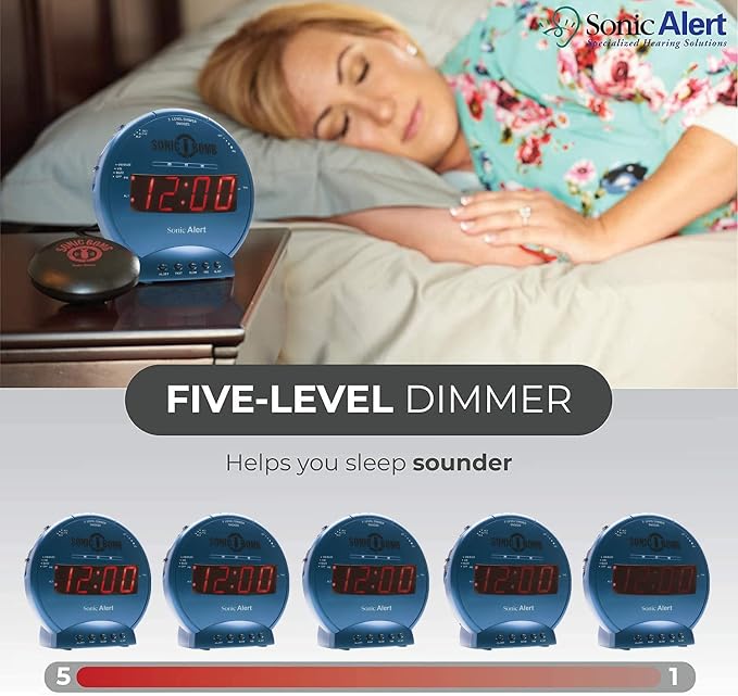 Sonic Alert Sonic Bomb Dual Alarm Clock - Image 3