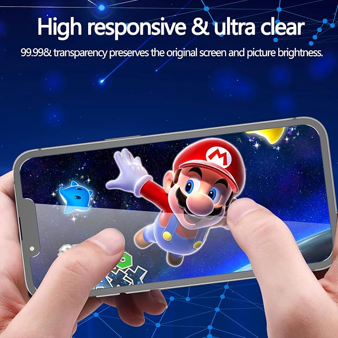 YMHML Privacy Screen Protector for iPhone 12 / iPhone 12 Pro，Anti-Spy Tempered - Image 5