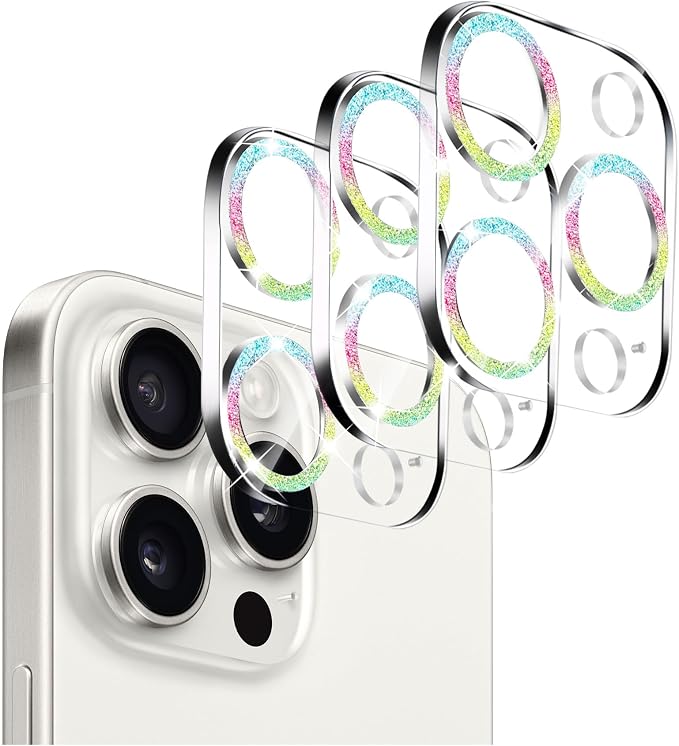Dengduoduo 3 Pack Tempered Glass Camera Lens Protector by Dengduoduo
