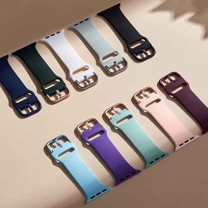 Sport Band Compatible with Apple Watch Bands 49mm 46mm 45mm 44mm 42mm 41mm 40mm - Image 3