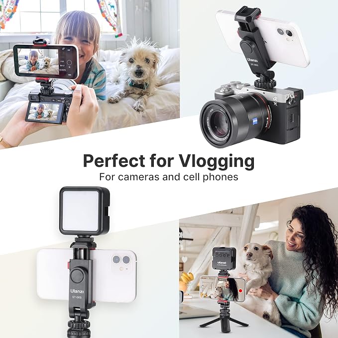 ULANZI ST-06S Phone Tripod Mount, Universal Smartphone Mount Adapter - Image 7