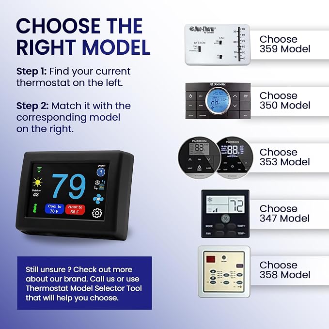 MICRO-AIR EasyTouch Digital RV Thermostat Replacement - Image 3