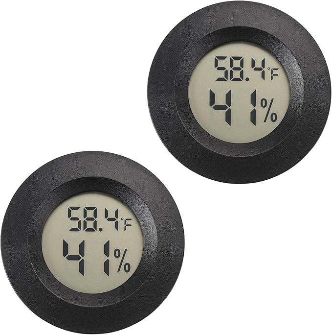 Mini Hygrometer Thermometer Digital Humidity Meter Indoor/Outdoor Humidity by SerundoAuto