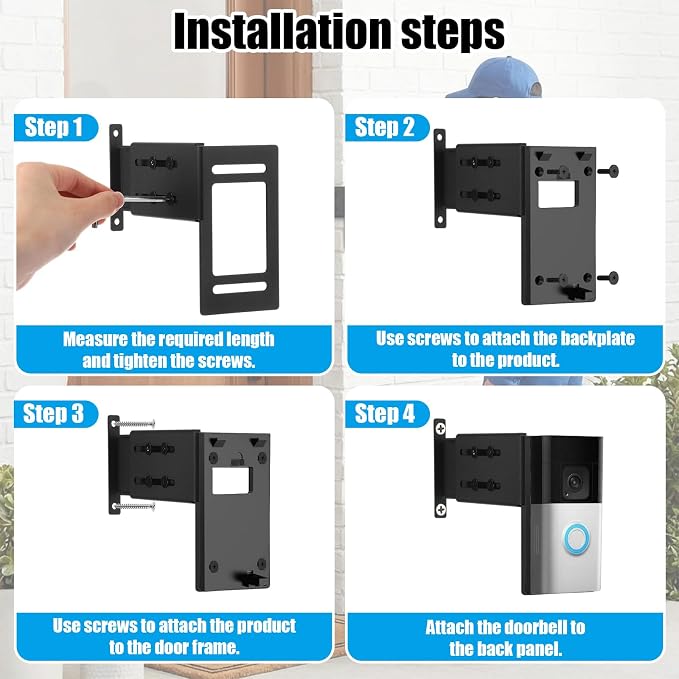 Novabright Aluminum Adjustable Doorbell Extender Compatible - Image 4