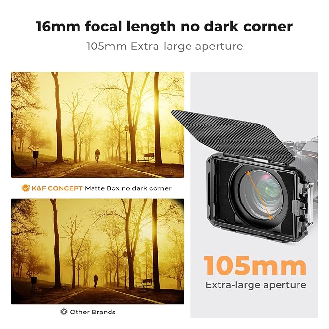 K&F CONCEPT Matte Box, DSLR Camera Matte Box - Image 5