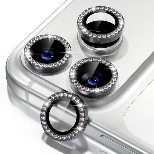 Misea Compatible for iPhone 17 Pro/iPhone 17 Pro Max Camera Lens Protector Bling by Misea