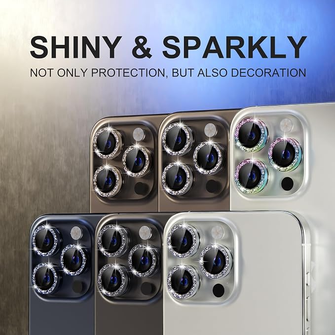 Choiche Compatible for iPhone 15 Pro/iPhone 15 Pro Max Camera Lens Protector - Image 7