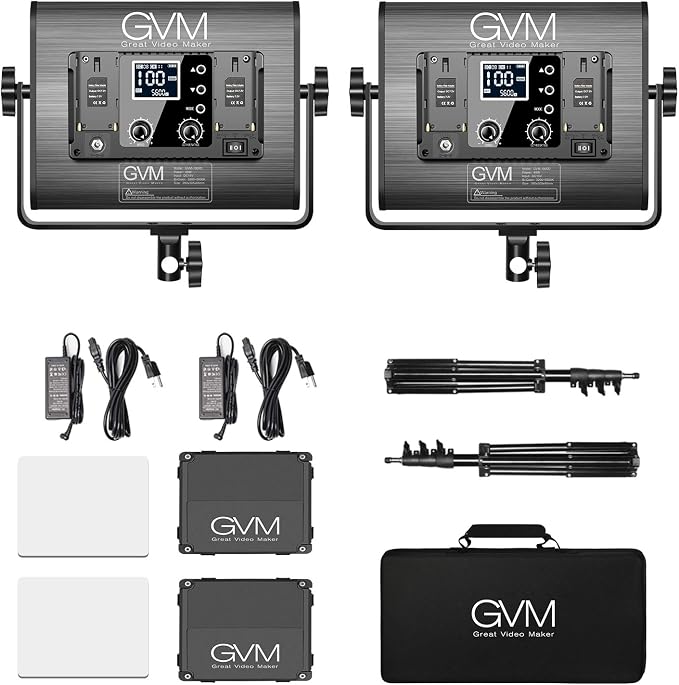GVM RGB LED Video Light with Bluetooth Control, 360° Full Color 1000D PRO Video - Image 16