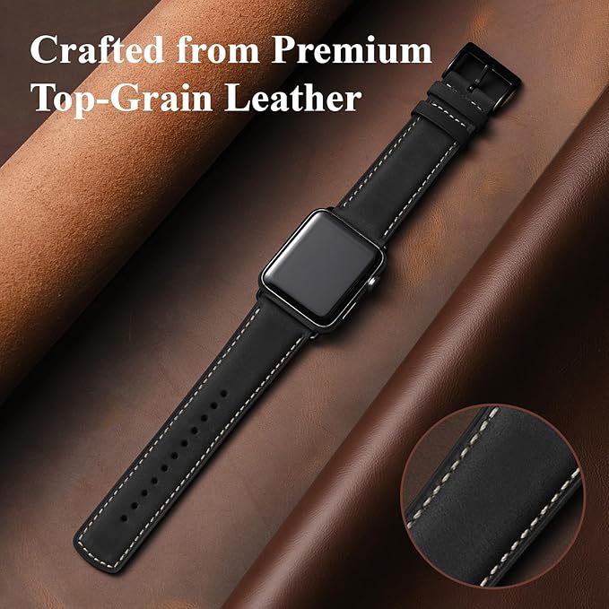 SUNFWR Leather Bands Compatible - Image 2