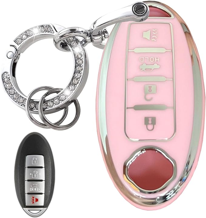 Keyless Entry Systems Key for Nissan Key Fob Cover Shell by WENHENI