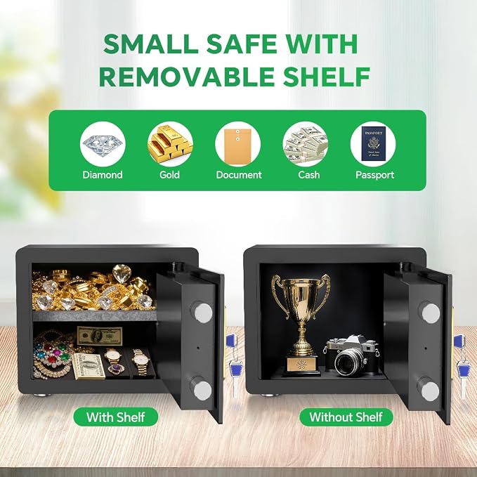 Safe Box with Digital Keypad & Alarm System - Image 7