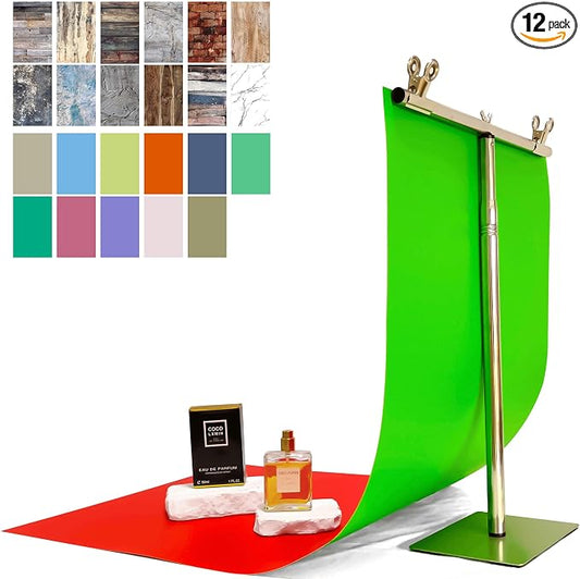 24 Colors Small Product Backdrops Photography Background Paper by LDMJNL