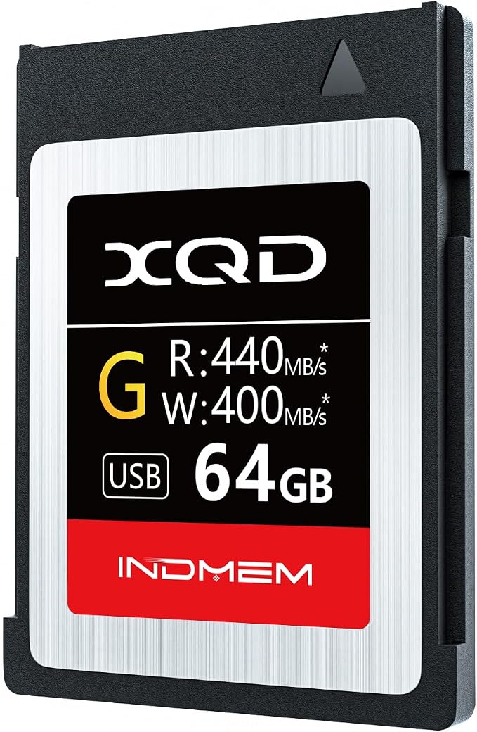 XQD 64GB Memory Card, 5X Tough MLC XQD Flash Memory Card High Speed G Series| by INDMEM