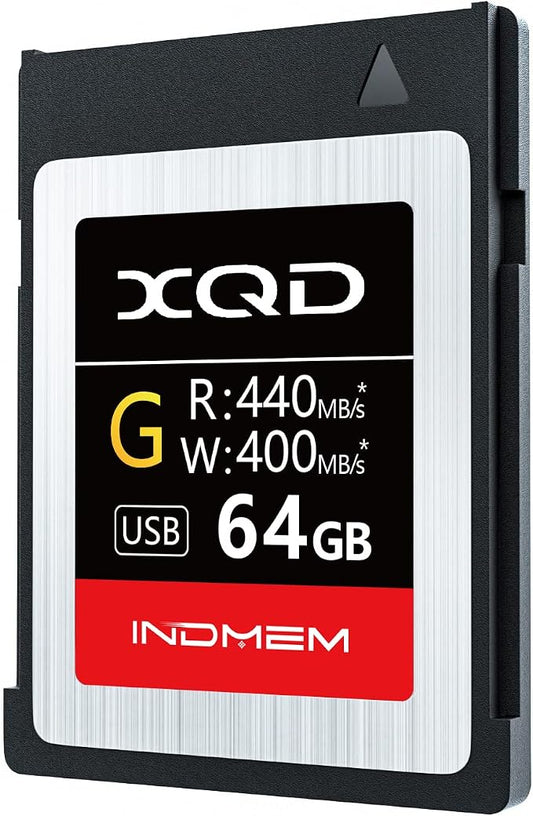 XQD 64GB Memory Card, 5X Tough MLC XQD Flash Memory Card High Speed G Series| by INDMEM