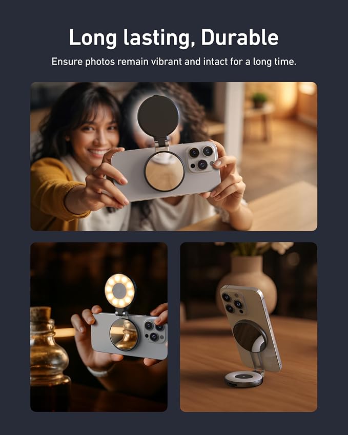 TELESIN C03 Magnetic Phone Beauty Selfie Light Compatible - Image 7