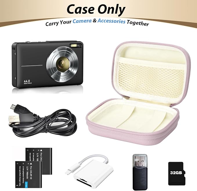 Digital Camera Case for CAMKORY, KODAK PIXPRO FZ45/FZ55, Canon IXUS 285 HS - Image 4