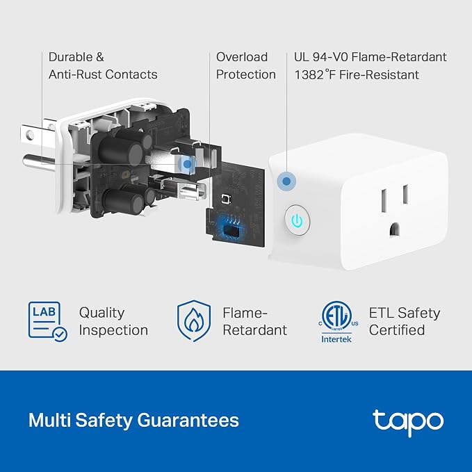 TP-Link Tapo Smart Plug Mini, Matter Compatible, Compatible - Image 10