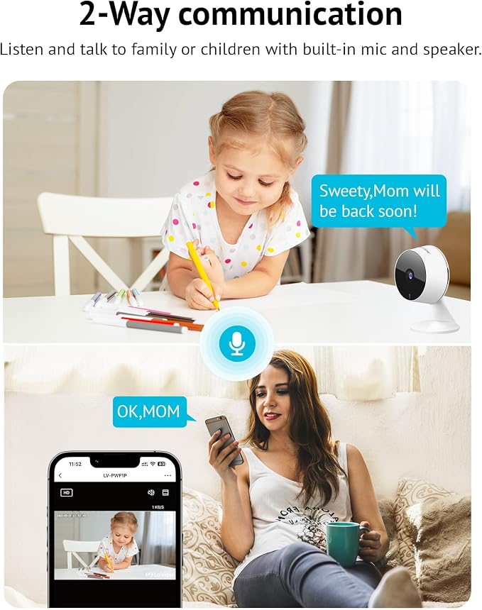 LaView 5MP 3K Cameras for Home Security Indoor, Home Security Camera for - Image 6