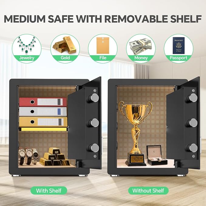 Security Safe with Digital Keypad & Alarm System - Image 5